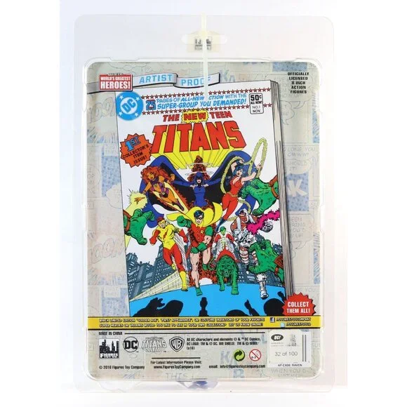The New Teen Titans RAVEN Greatest Heroes Retro 8" Artist Proof SIGNED - Picture 4 of 8